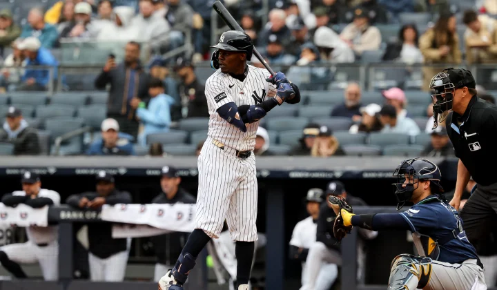 Jazz Chisholm Jr. encontró la racha ganadora en los pantalones de Giancarlo Stanton