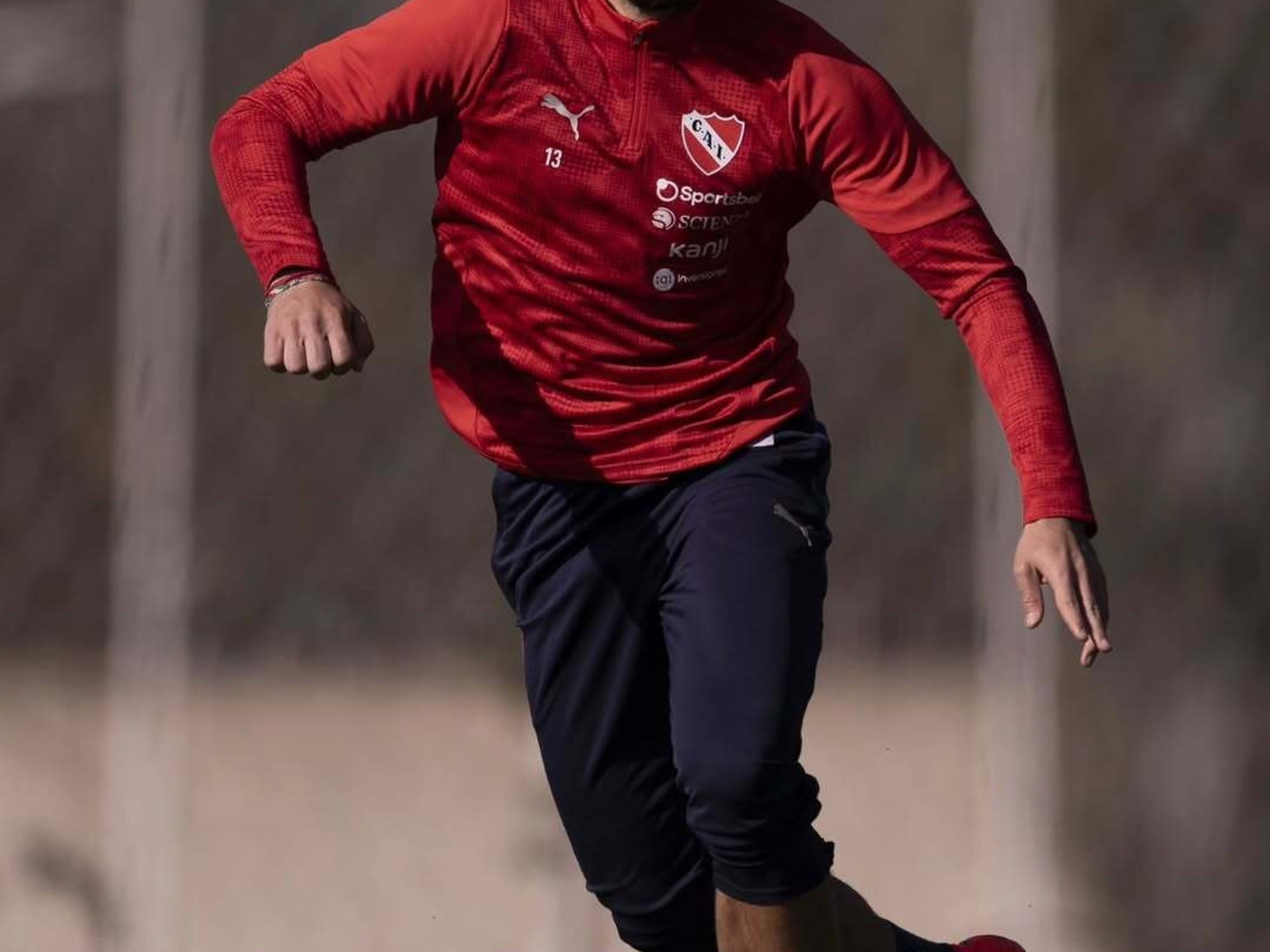 Jugadores de Independiente en un partido de la Copa Argentina