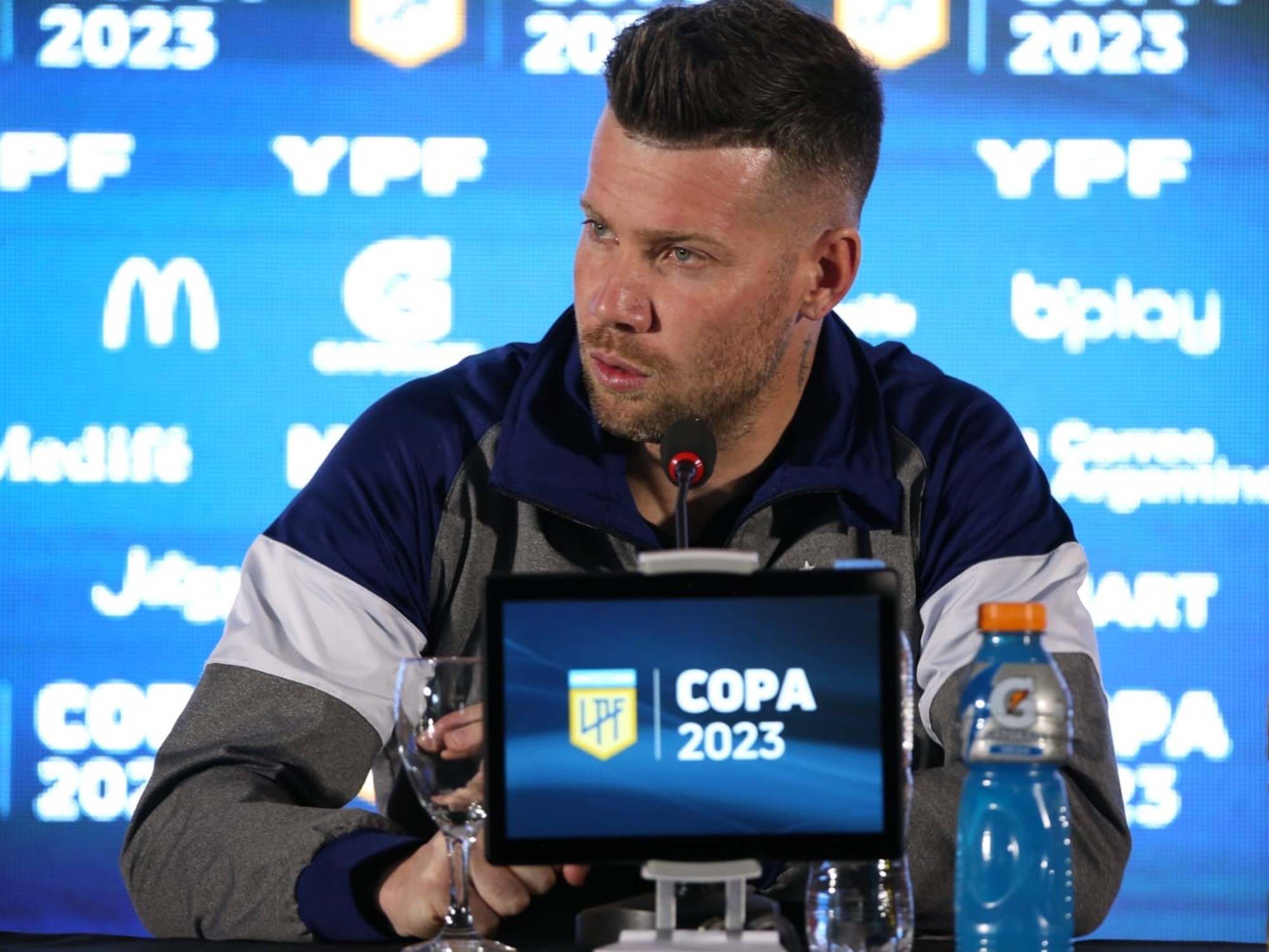Guido Herrera, arquero de Talleres, en un partido de Copa Argentina.