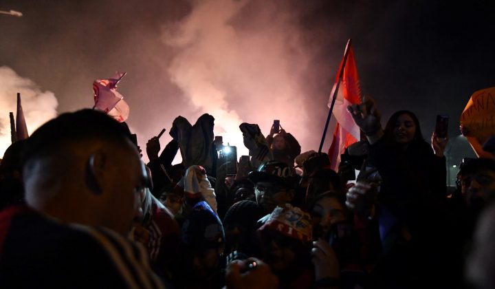 River recibió un masivo y emotivo recibimiento en Córdoba antes de la final