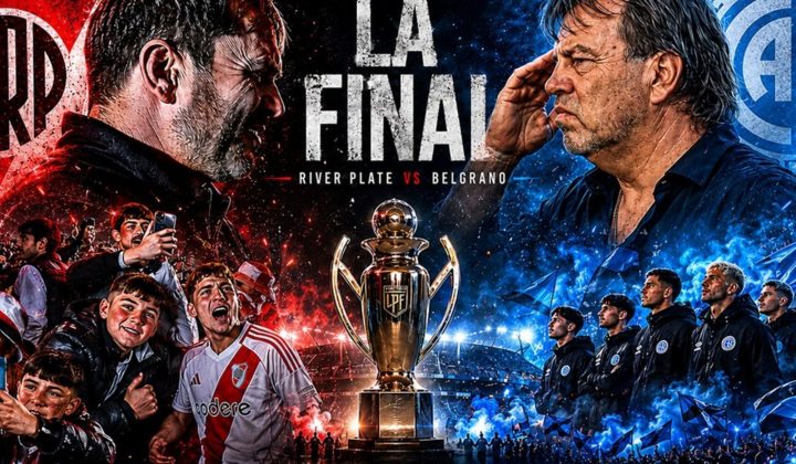 El fútbol argentino se paraliza este domingo con la gran final del torneo Apertura, que enfrentará a River Plate y Belgrano de Córdoba en el