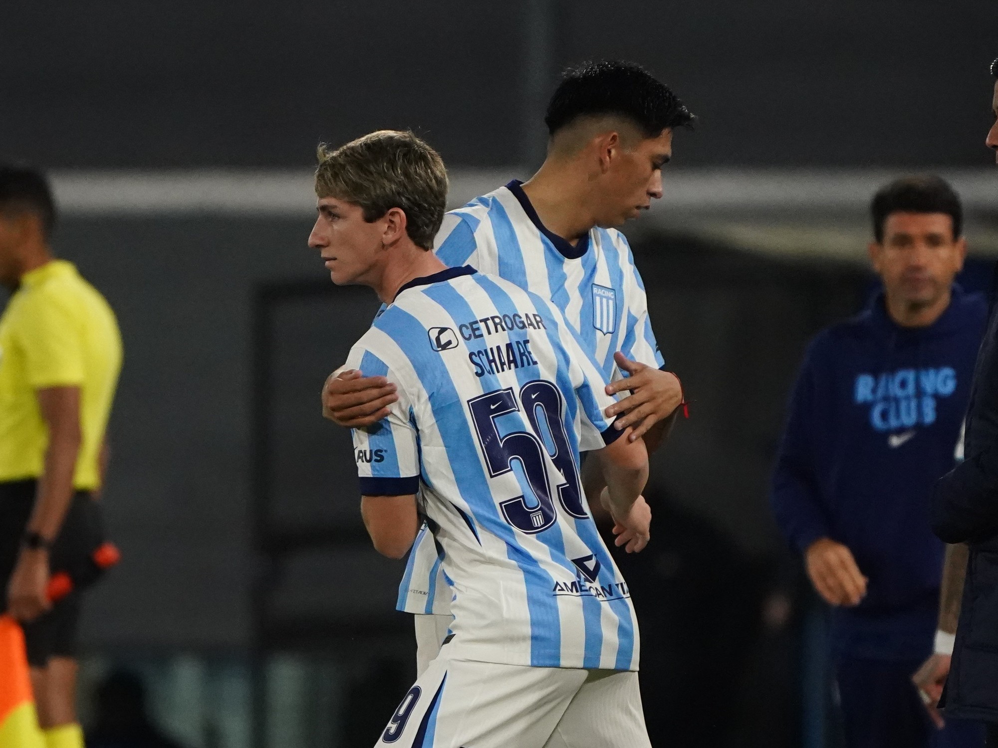 Sebastián Romero, director técnico interino de Racing.