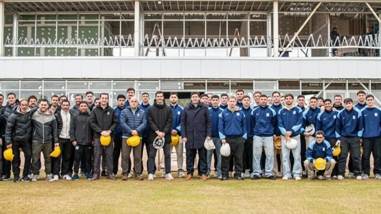 Racing visitó su futuro predio en Ezeiza: ¿cuándo podrían entrenarse?