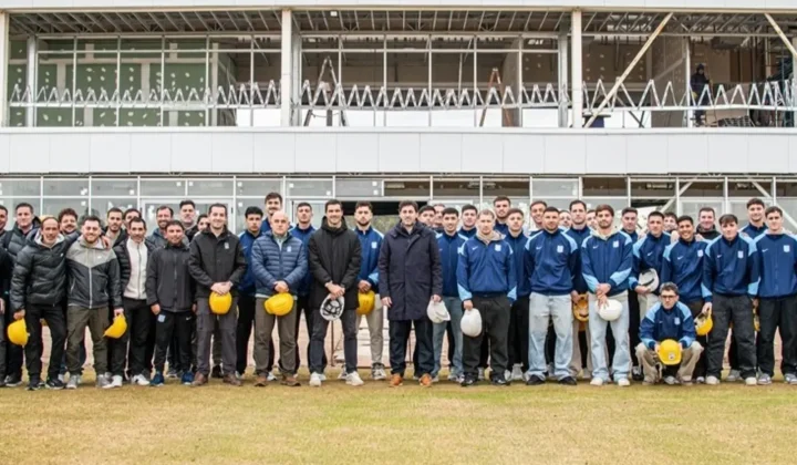 Racing visitó su futuro predio en Ezeiza: ¿cuándo podrían entrenarse?