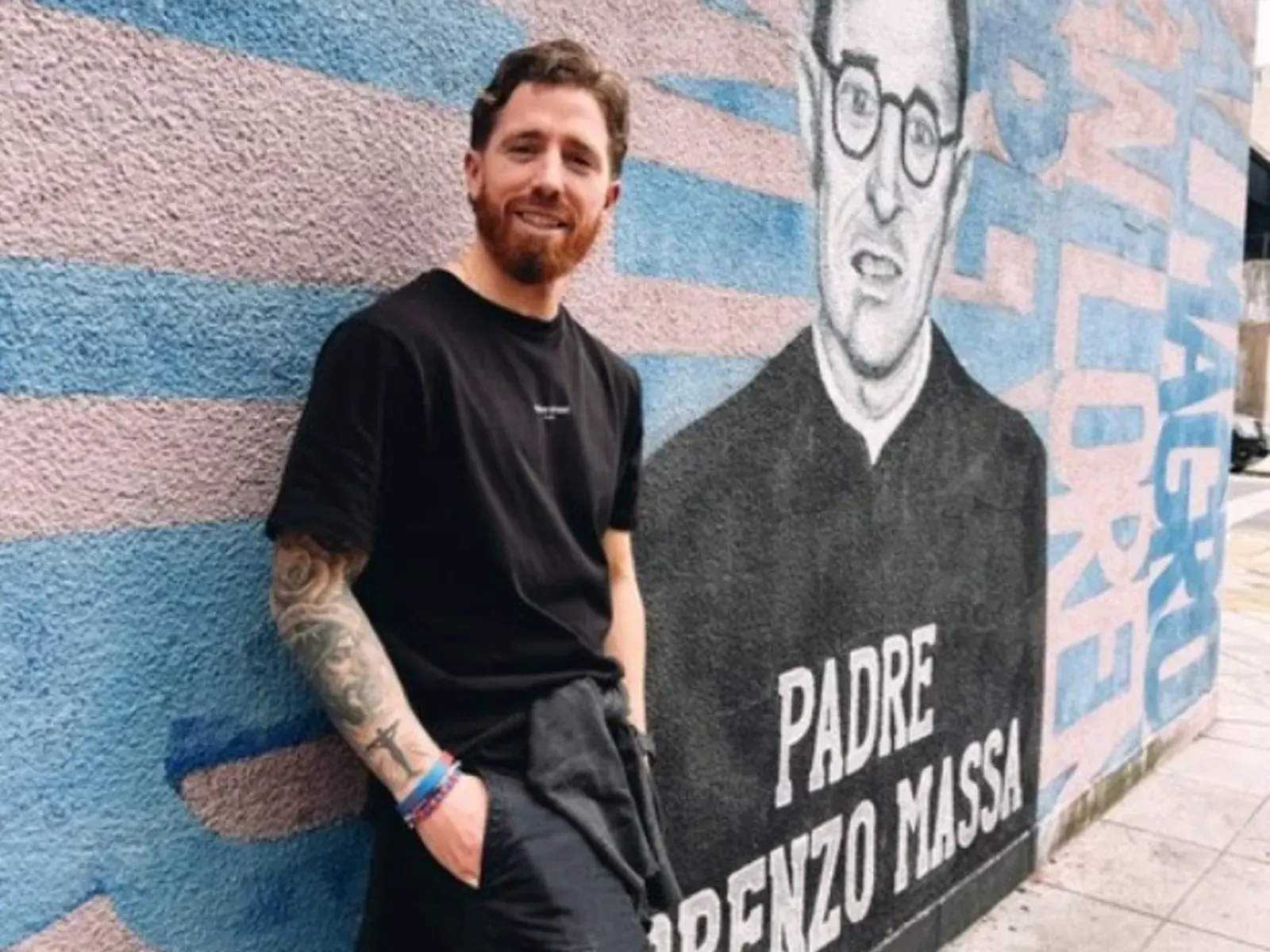 Iker Muniain, nuevo director técnico de San Lorenzo, durante una conferencia de prensa.