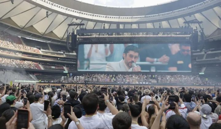 Altercado en el concierto de Bad Bunny en Madrid: Hombre detenido por seguridad