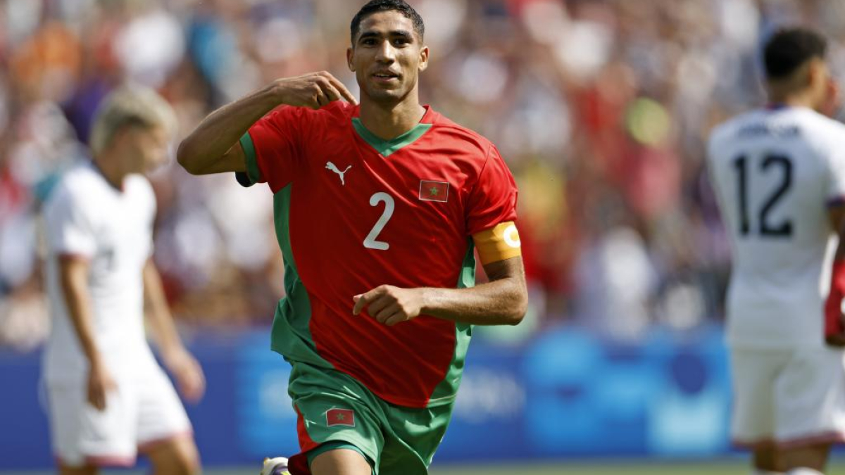 Achraf Hakimi, en el mejor momento de su carrera camino al Mundial