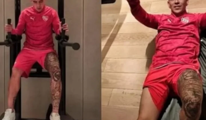La ilusión de Independiente: Esequiel Barco se entrena con la camiseta del Rojo y seduce a los hinchas
