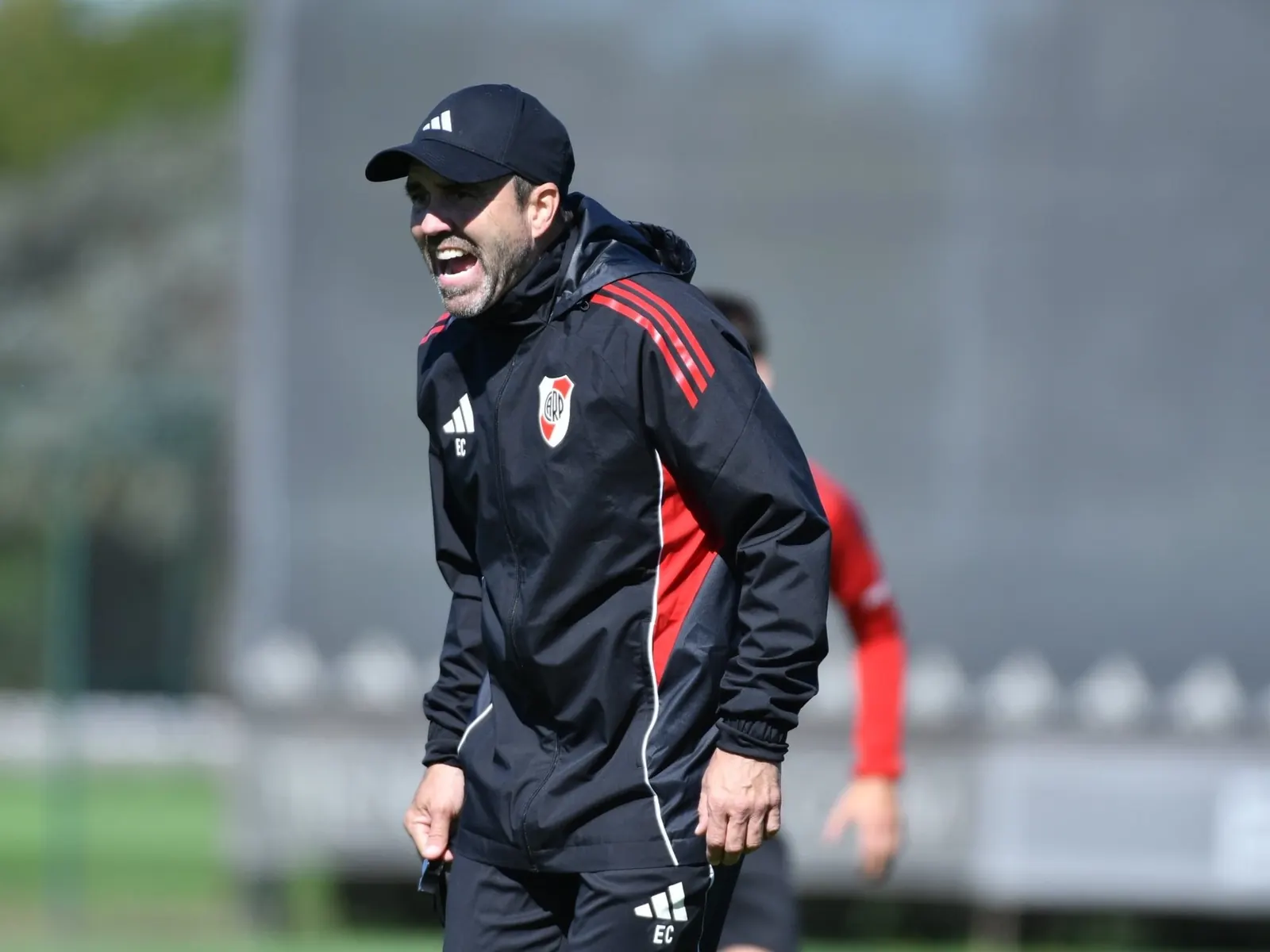Jugadores de River Plate en entrenamiento