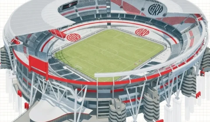 River Plate avanza con la ampliación y el techado del Monumental: así son los primeros pasos de la obra