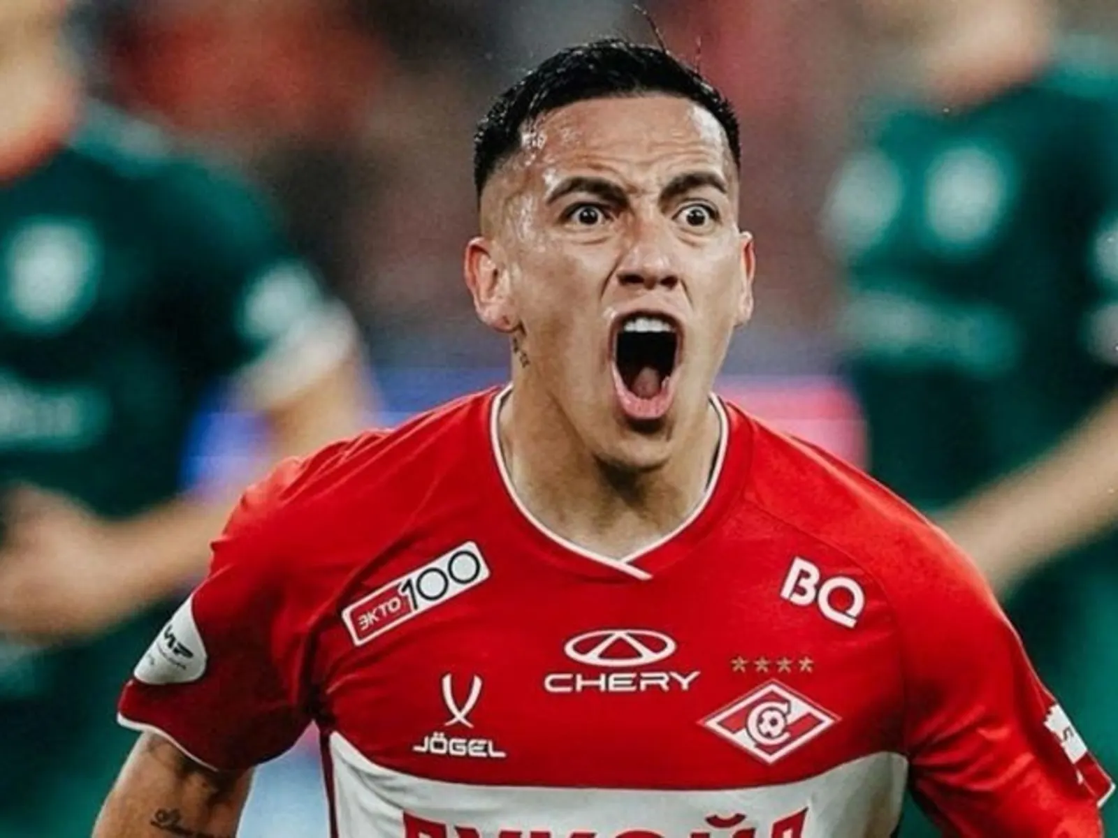 Esequiel Barco, futbolista argentino, vistiendo la camiseta de Independiente.