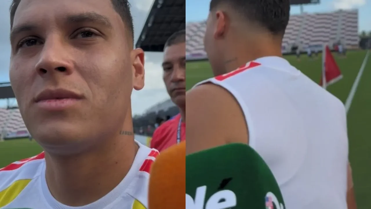Juanfer Quintero, evasivo sobre su futuro en River tras el partido de Colombia