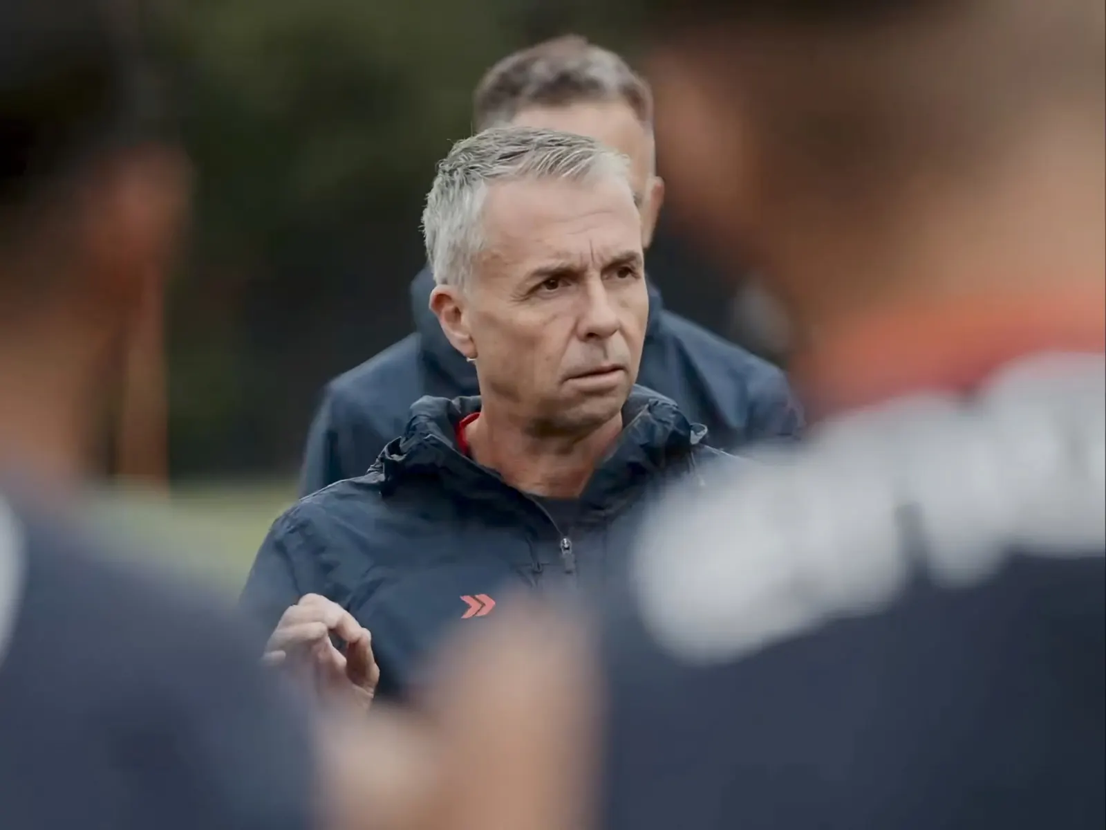 Jugadores de San Lorenzo entrenando en la Ciudad Deportiva.