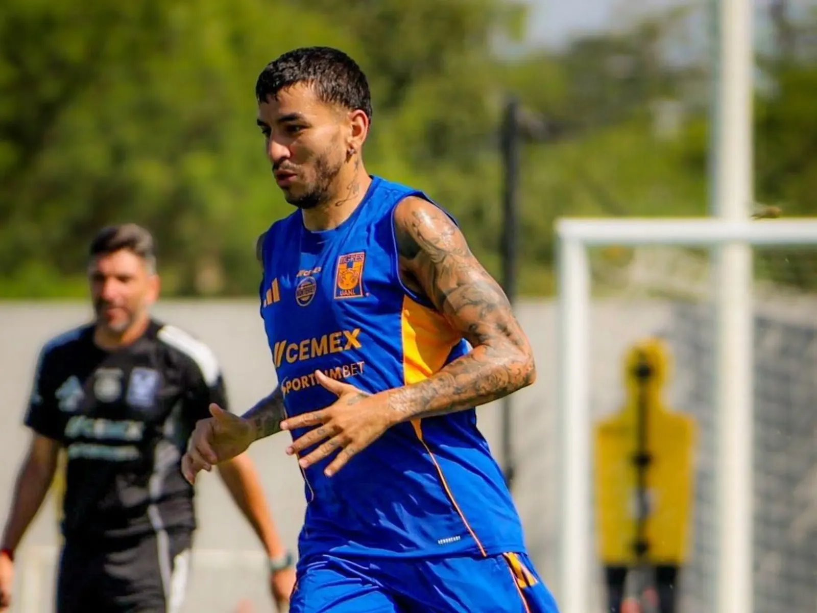 Ángel Correa, futbolista argentino, regresando a los entrenamientos con Tigres