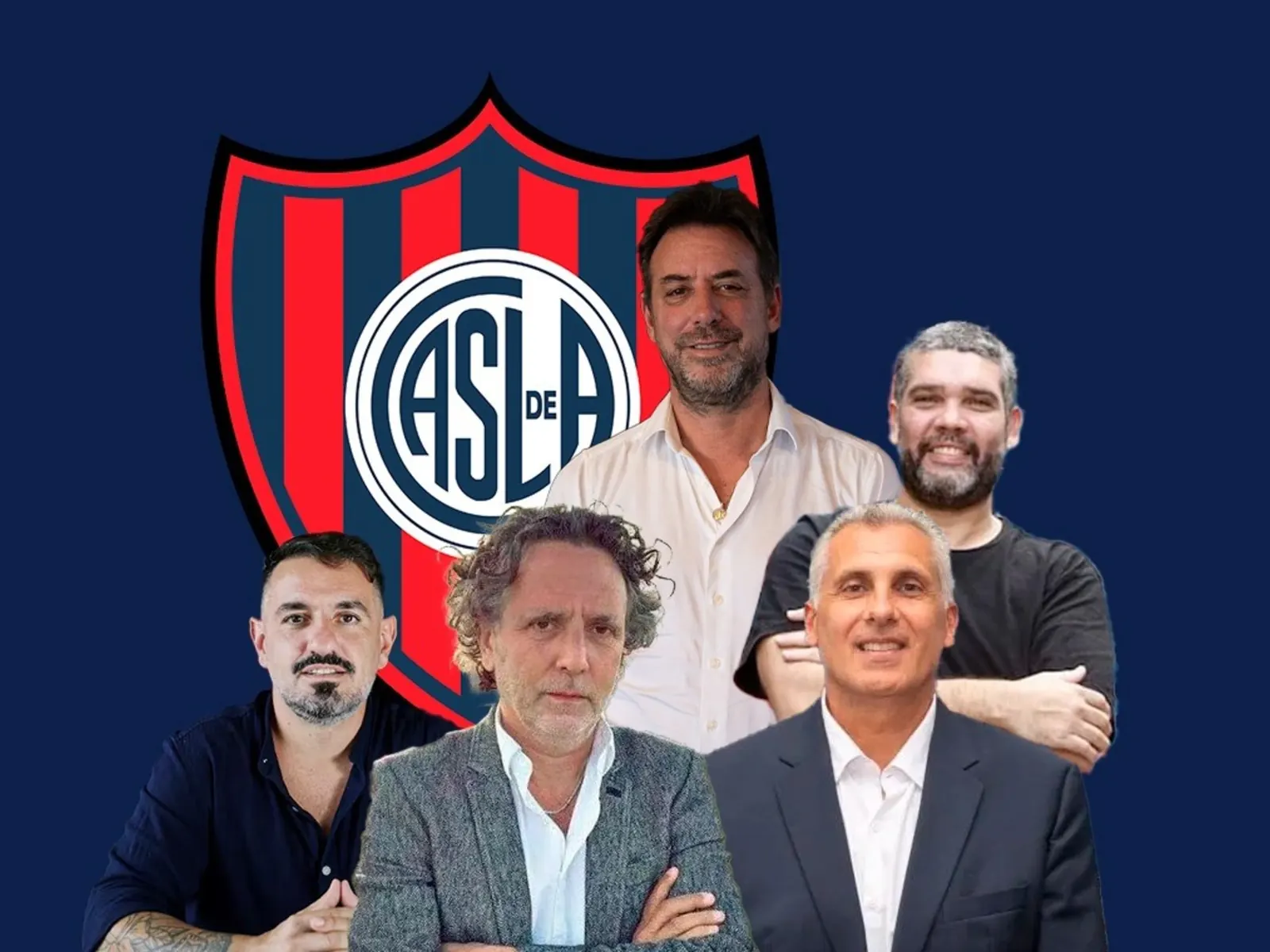 Socios de San Lorenzo votando en el estadio Pedro Bidegain