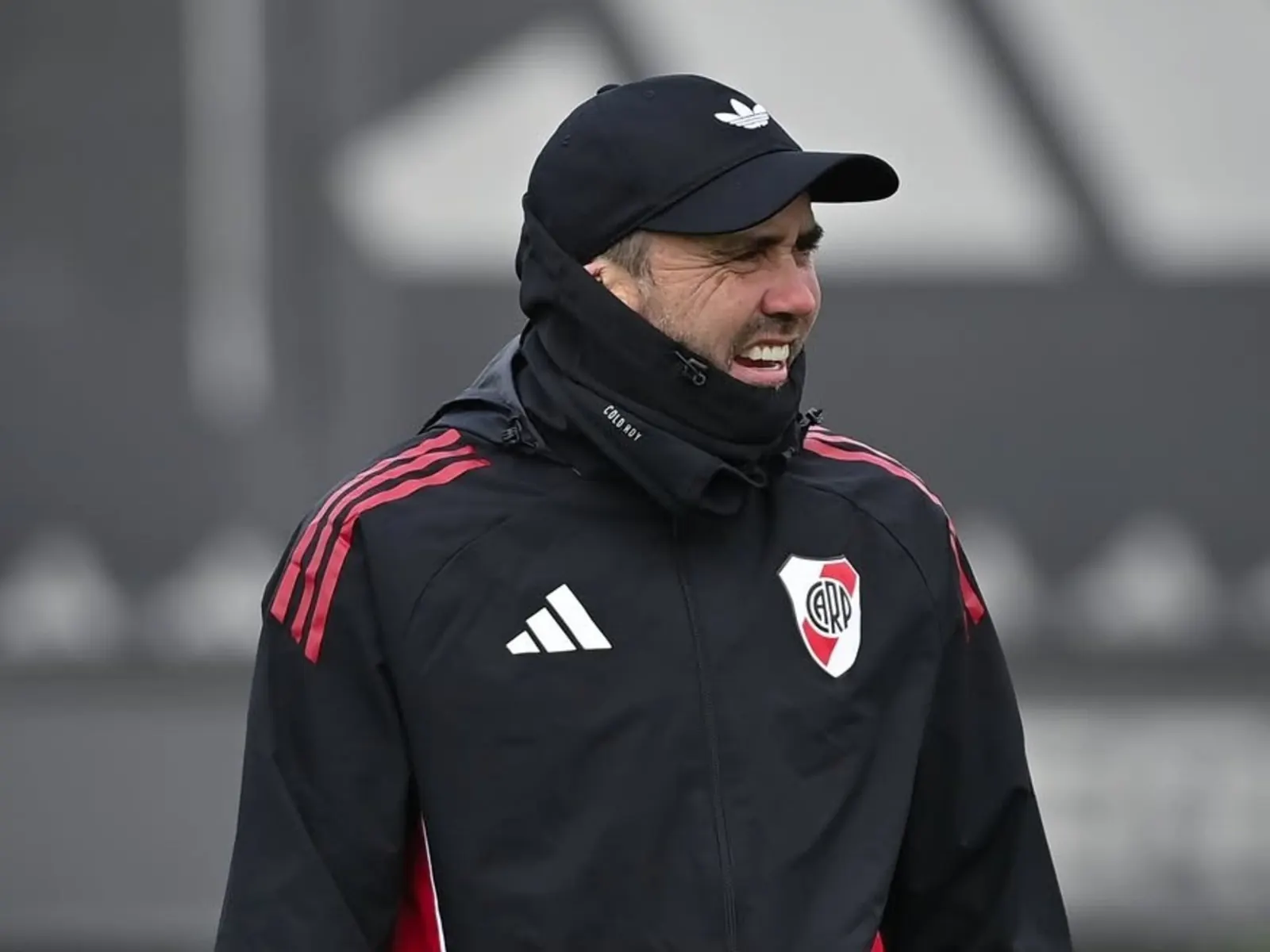 Jugadores de River Plate entrenando en la pretemporada.
