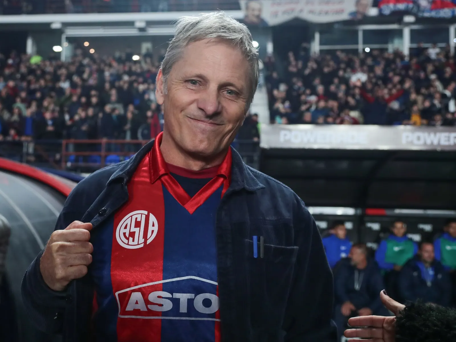 Viggo Mortensen, actor y reconocido hincha de San Lorenzo.