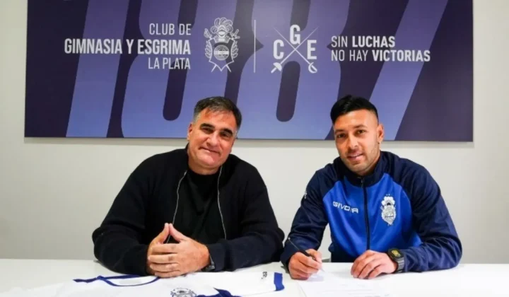 Gimnasia hizo oficial la llegada de Lucas Janson, que llega cedido desde Boca