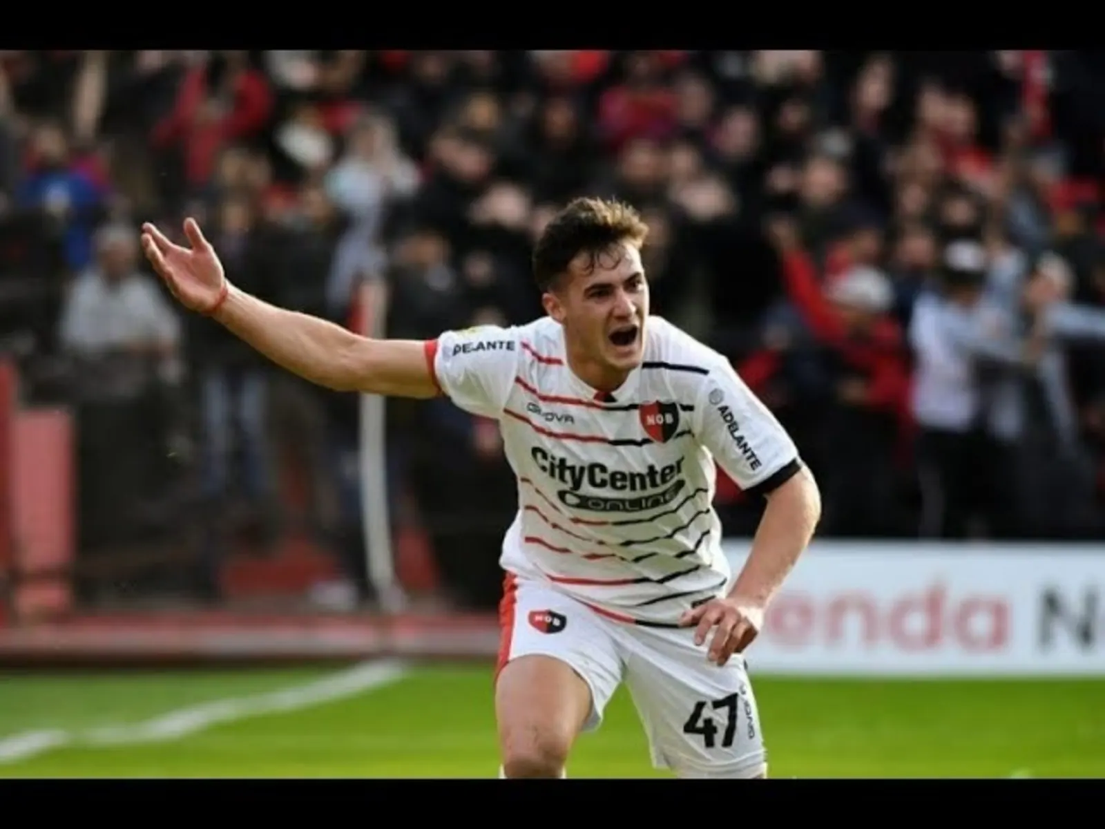 Guillermo Balzi, futbolista de Newell's Old Boys, durante un partido.