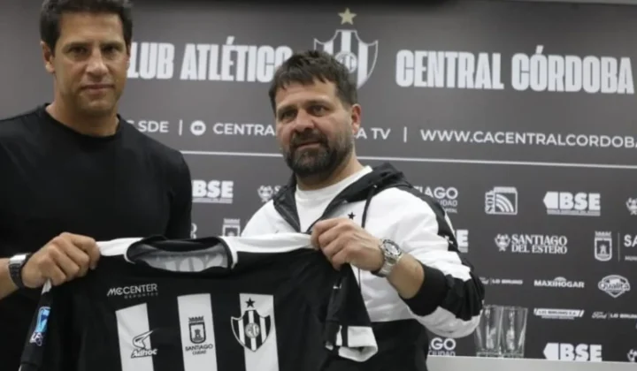 Sebastián Domínguez asumió como nuevo entrenador de Central Córdoba con contrato hasta 2027