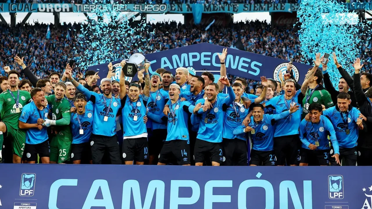 Belgrano celebra su primer título en Primera División con un épico triunfo ante River