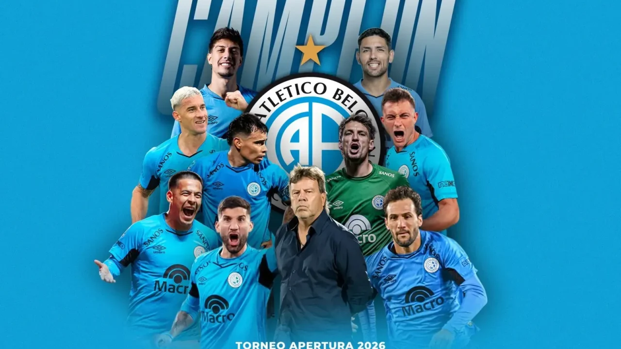 El Club Atlético Belgrano se ha consagrado campeón del Torneo Apertura 2026, alzándose con su primer título nacional de la historia al derro