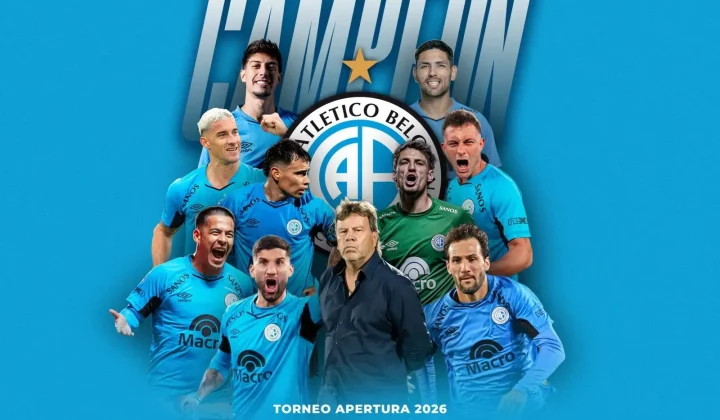 El Club Atlético Belgrano se ha consagrado campeón del Torneo Apertura 2026, alzándose con su primer título nacional de la historia al derro