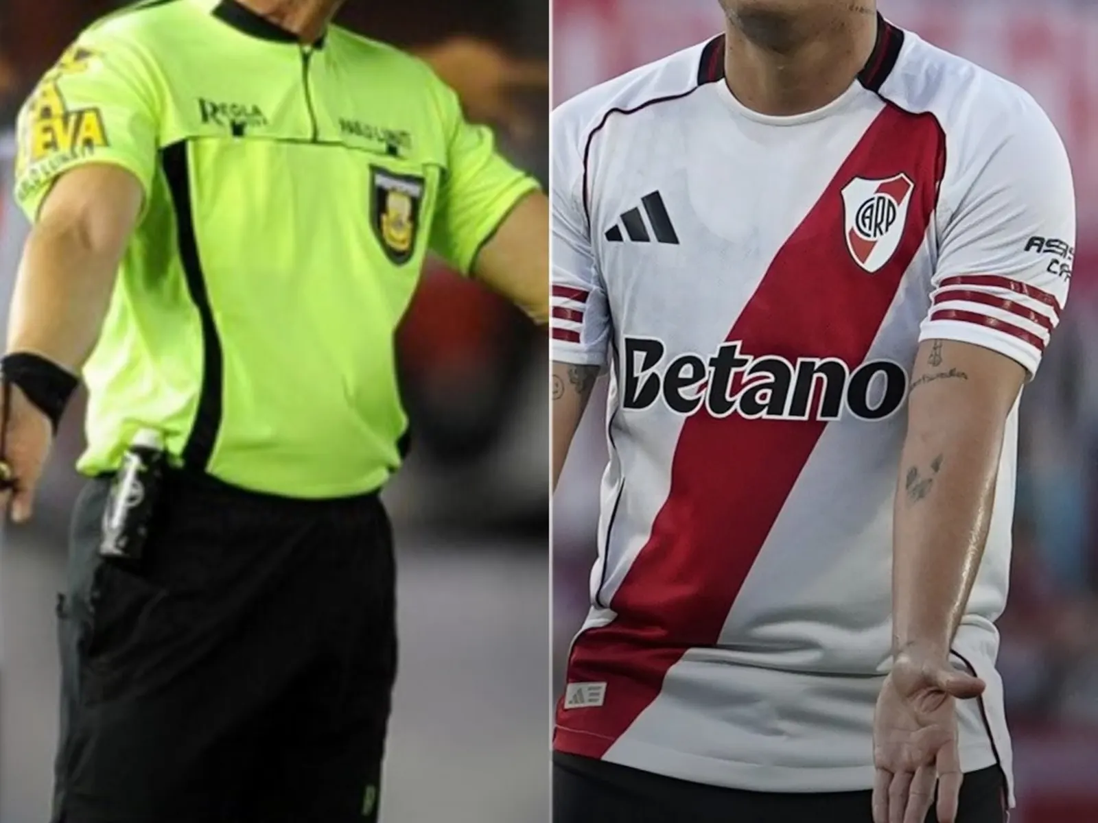 Pablo Lunati y Juan Fernando Quintero en el cruce de Instagram por la salida de River Plate