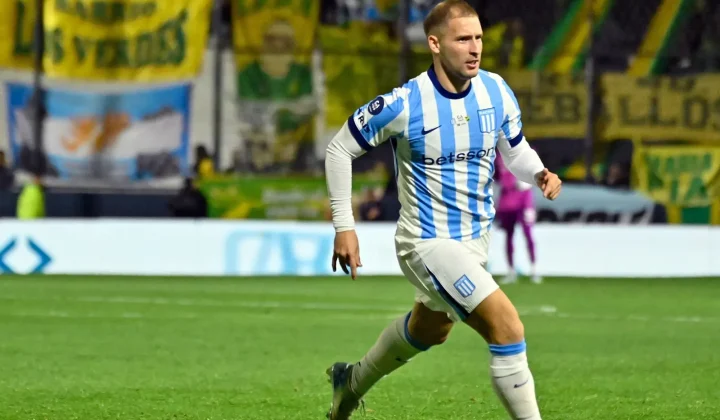 El mediocampista Matko Miljevic se erigió como la gran figura en el contundente triunfo de Racing Club sobre Defensa y Justicia por la Copa